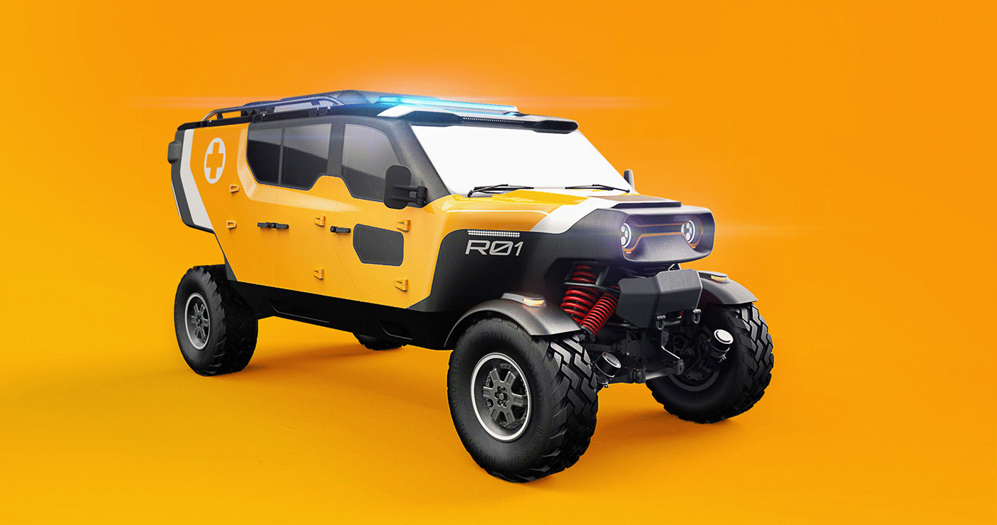 2sympleks DESIGN，Surgo，Off-road vehicle，medical care，rescue，
