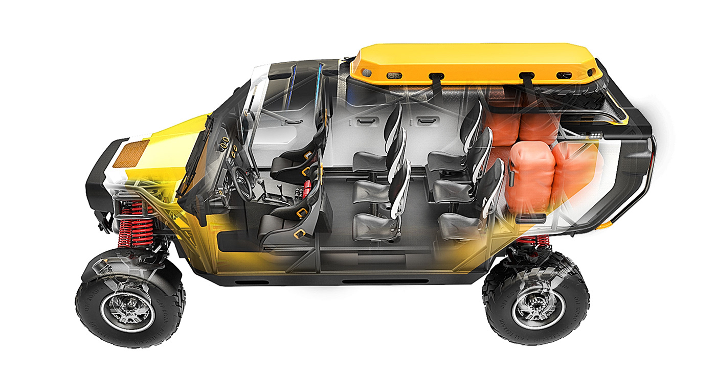 2sympleks DESIGN，Surgo，Off-road vehicle，medical care，rescue，