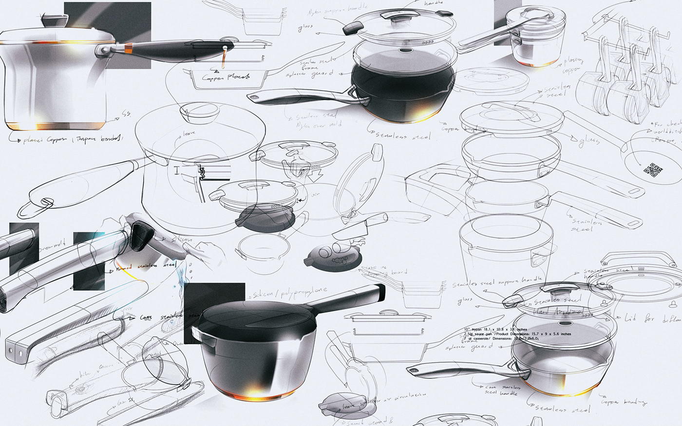 Kitchenware，pot，copper，