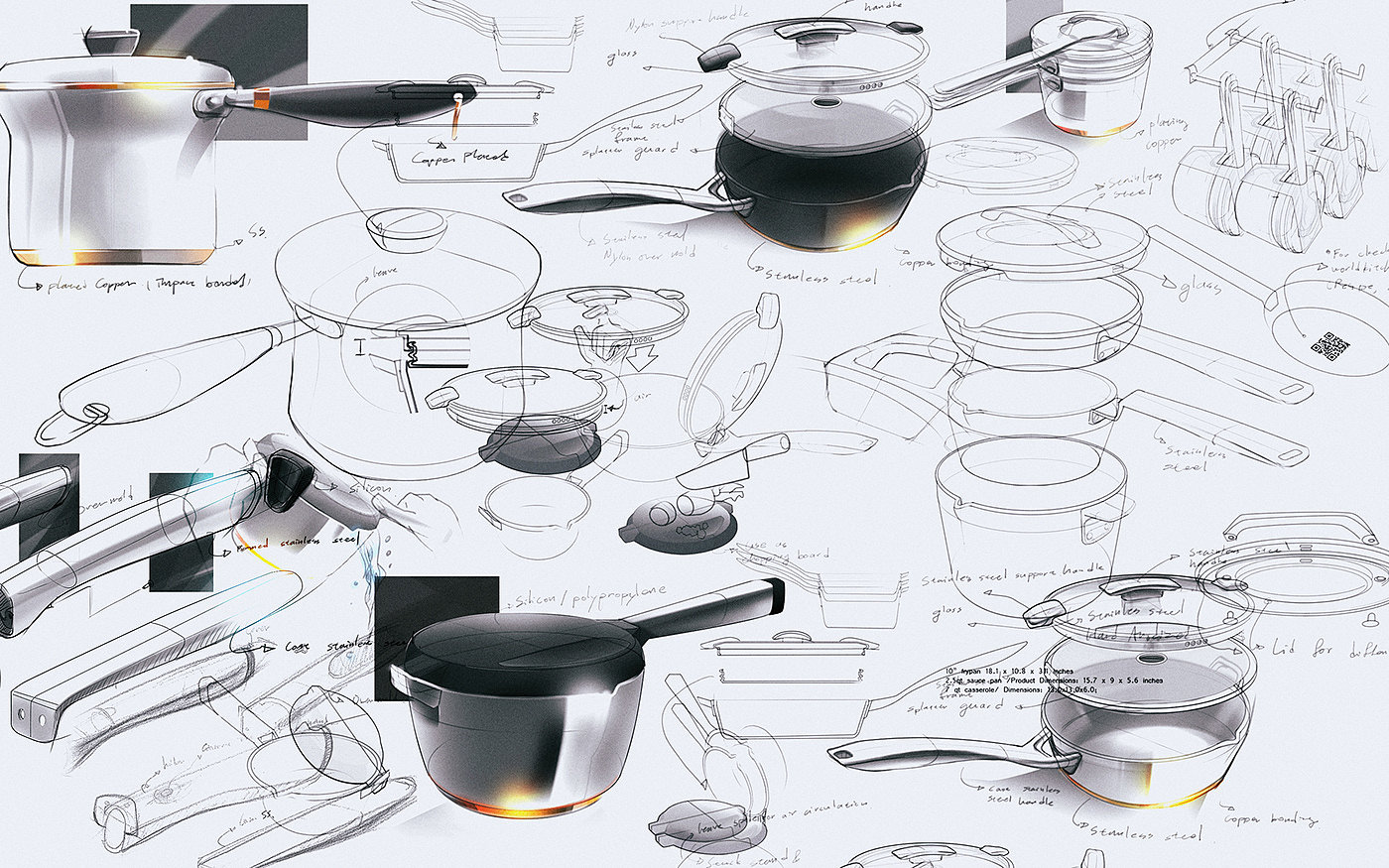 Kitchenware，pot，copper，