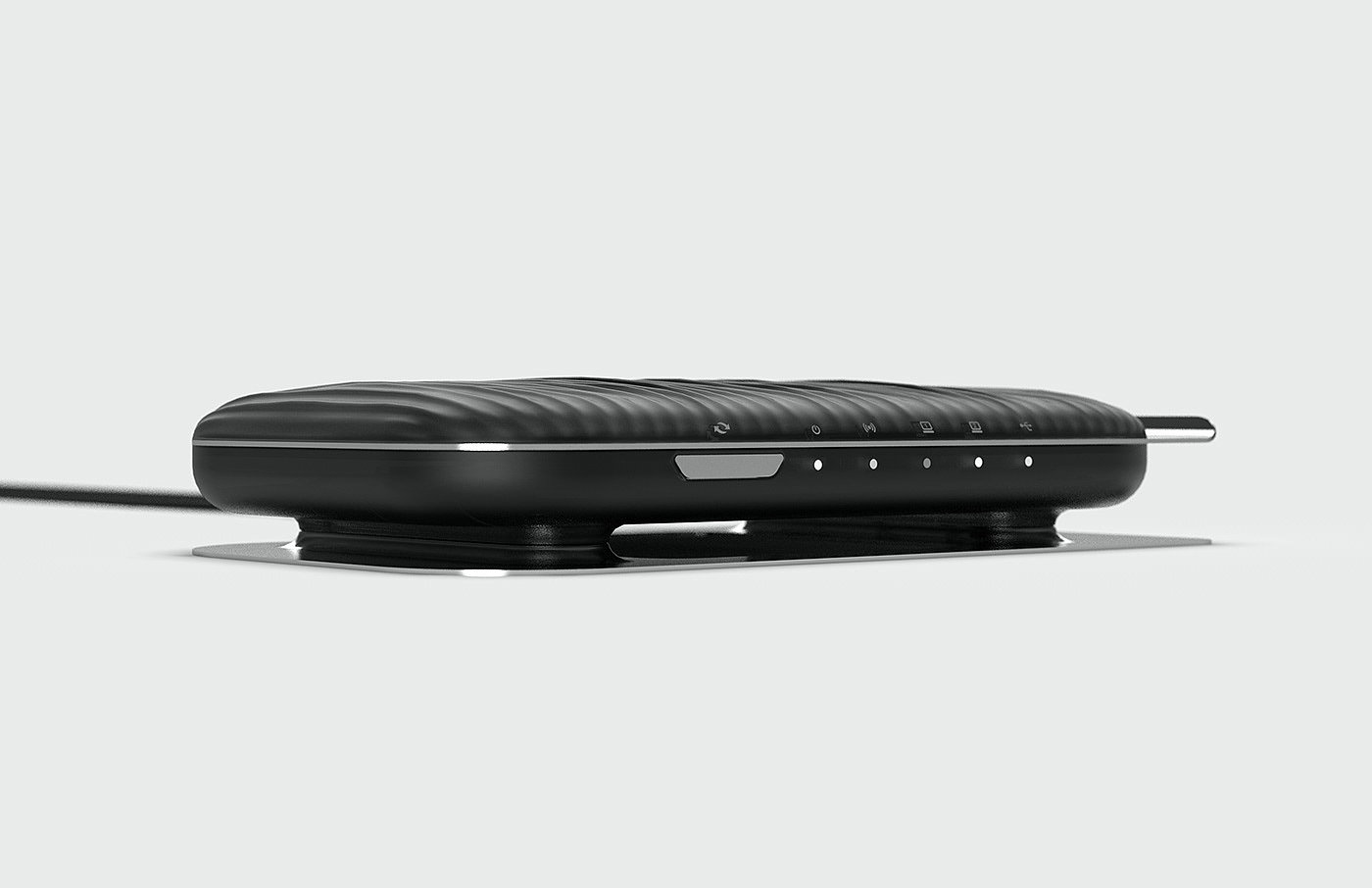 Router，black，Minimalist，