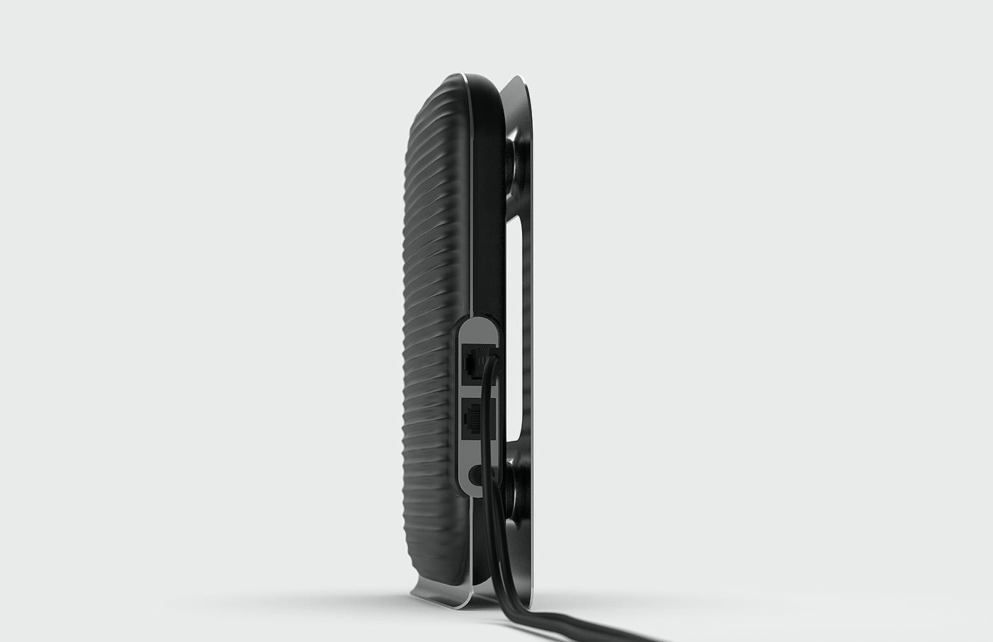 Router，black，Minimalist，