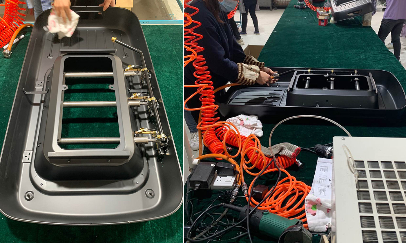 Gas，Gas stove，barbecue，assemble，