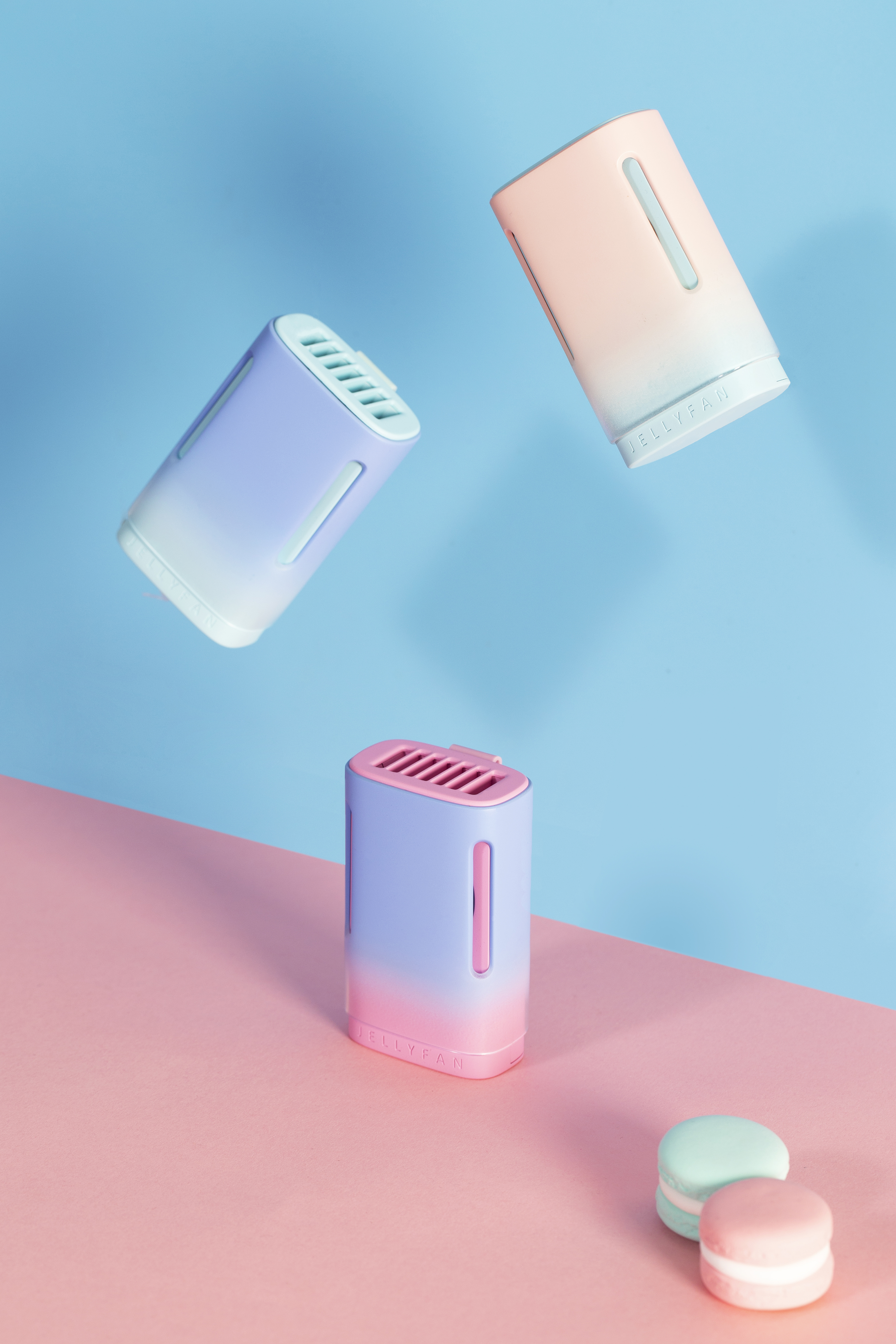 Fan，Jelly color，Gradual change，trend，Portable，