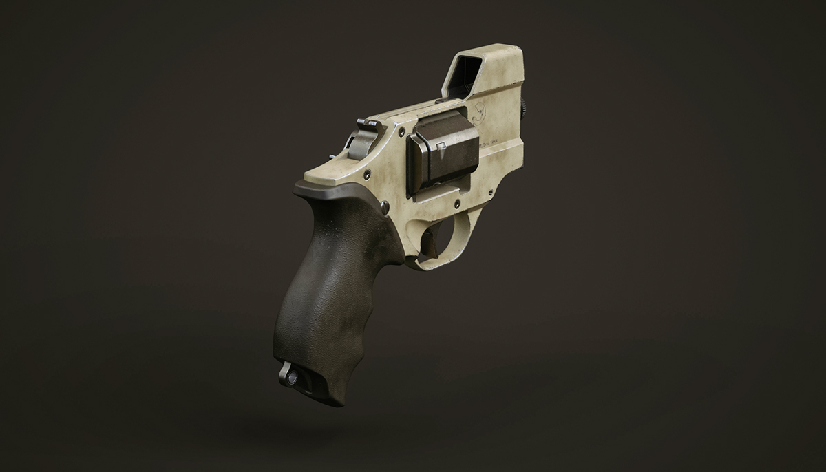 Pistol，military，Revolver，Rhinoceros modeling，