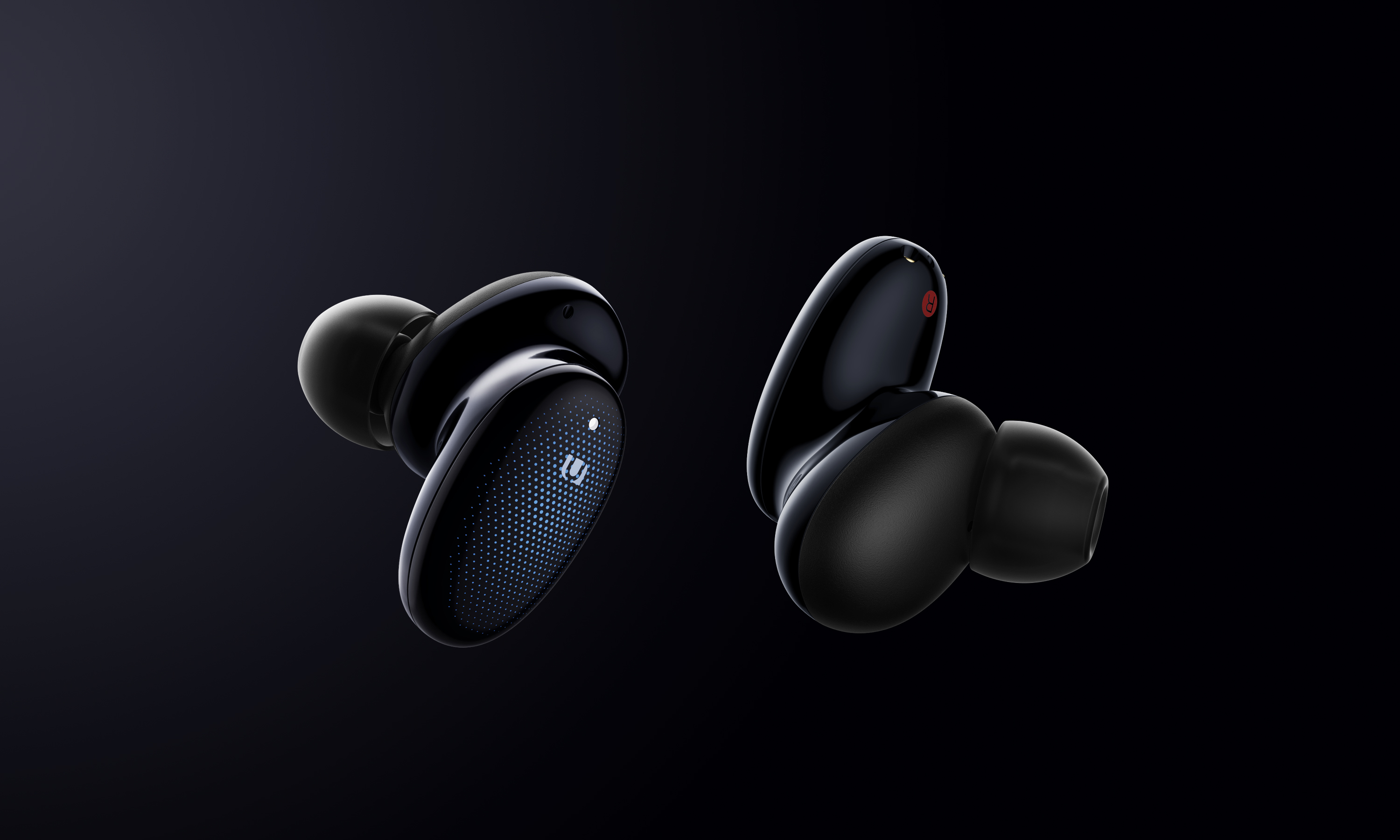 Green couplet，Product rendering，Keyshot rendering，tws，headset，