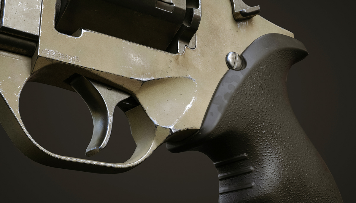 Pistol，military，Revolver，Rhinoceros modeling，