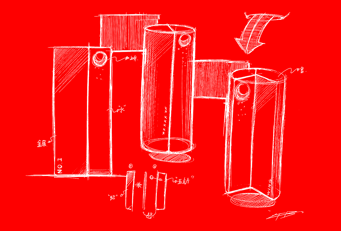 Creative design，product design，Trophy design，