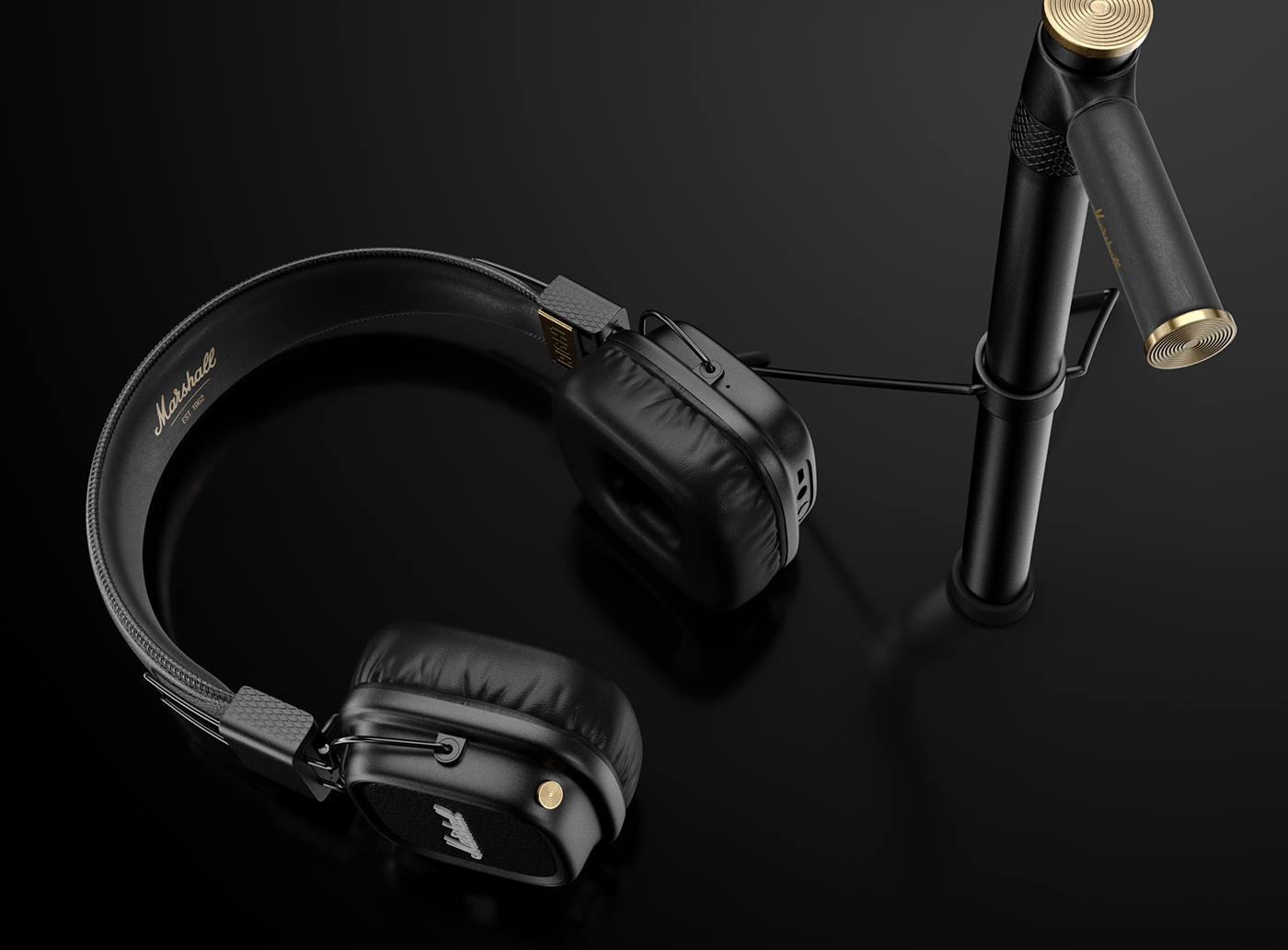 W.I.P，cgi，headset，marshall，