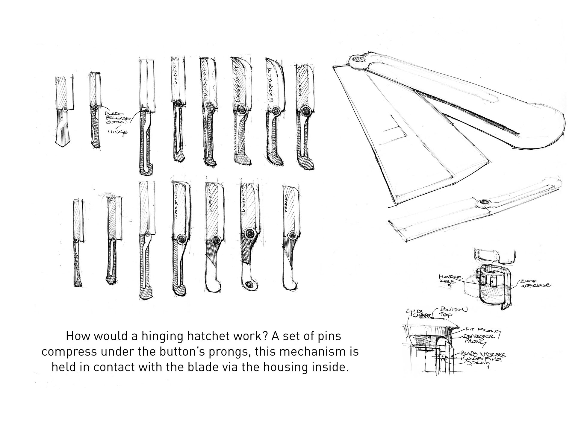 industrial design，tool，pocket knife，