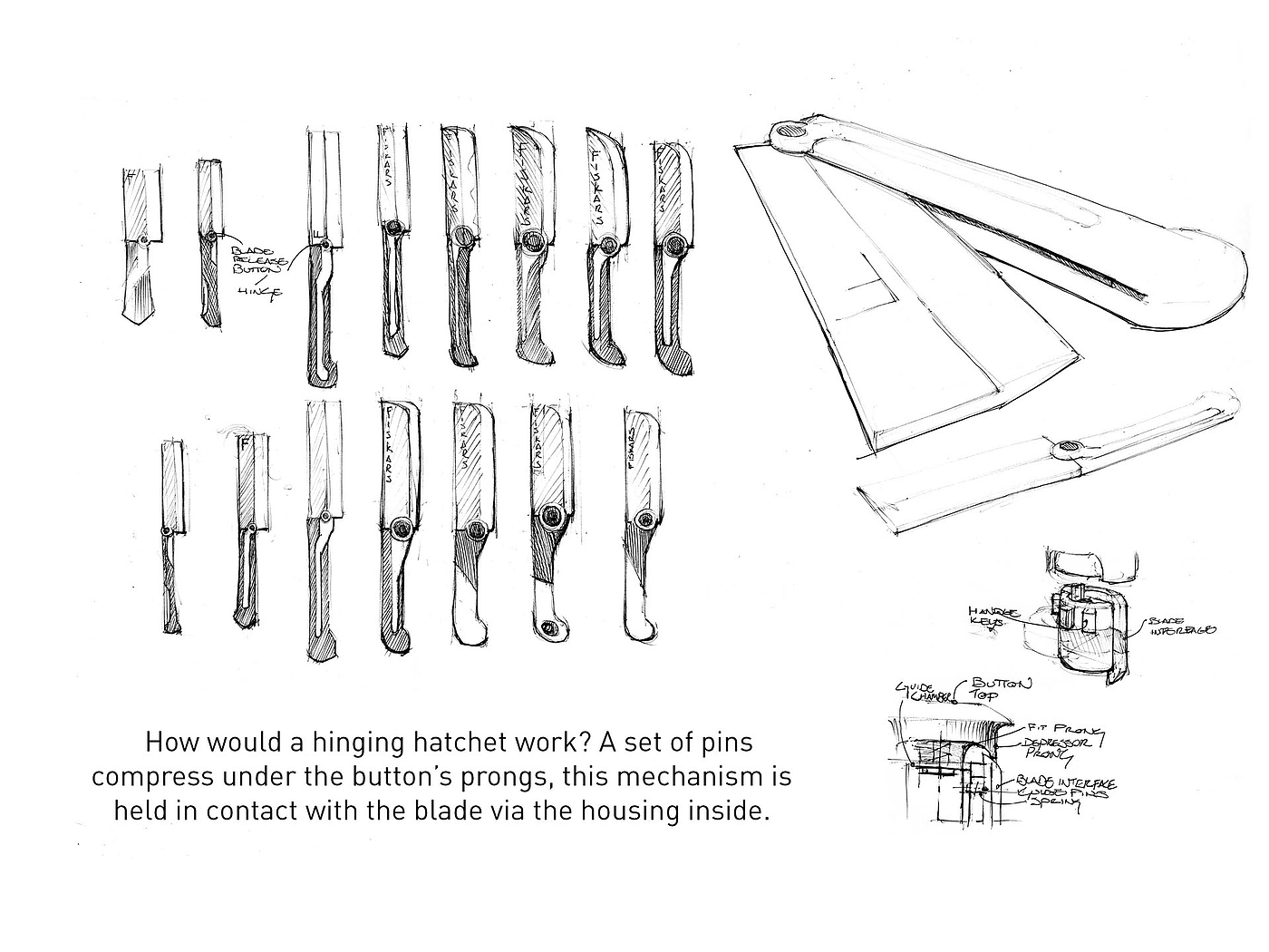 industrial design，tool，pocket knife，
