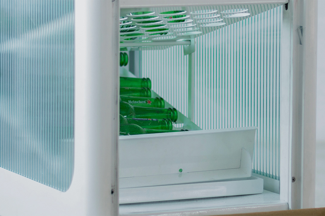 Glass，Recycle bin，sustainable，Guangjing，Modern aesthetics，