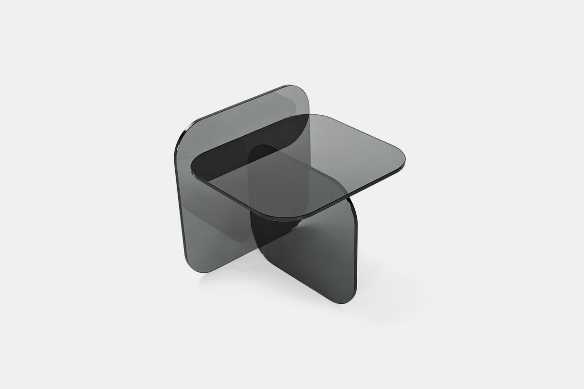 furniture，Classical Modernism，SOL，Side table，Glass plate，