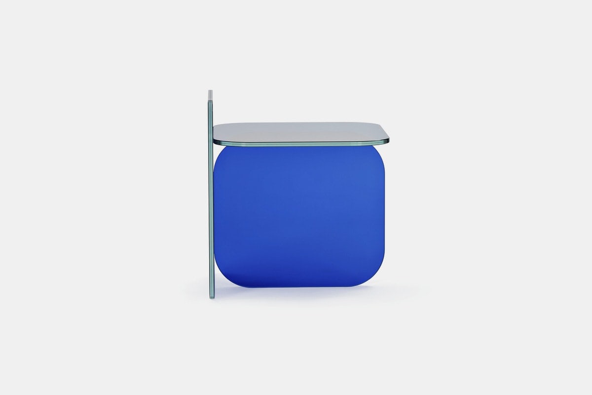 furniture，Classical Modernism，SOL，Side table，Glass plate，