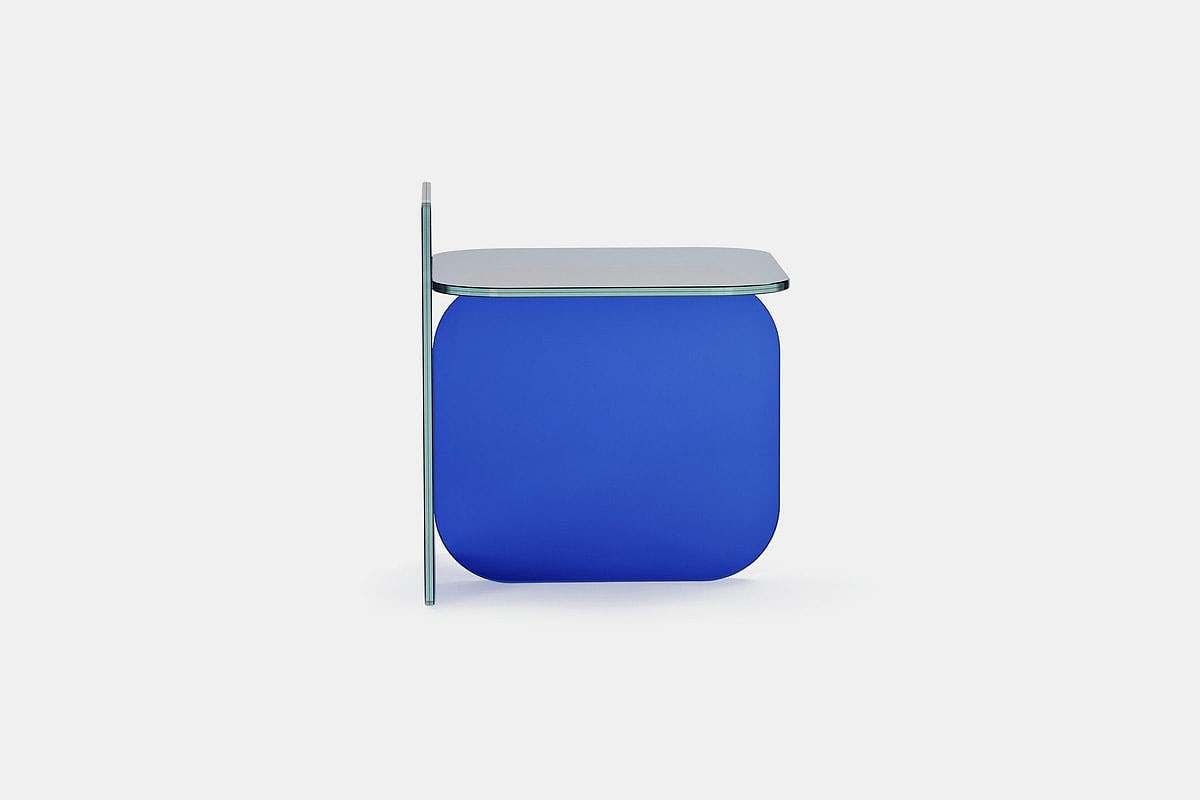 furniture，Classical Modernism，SOL，Side table，Glass plate，