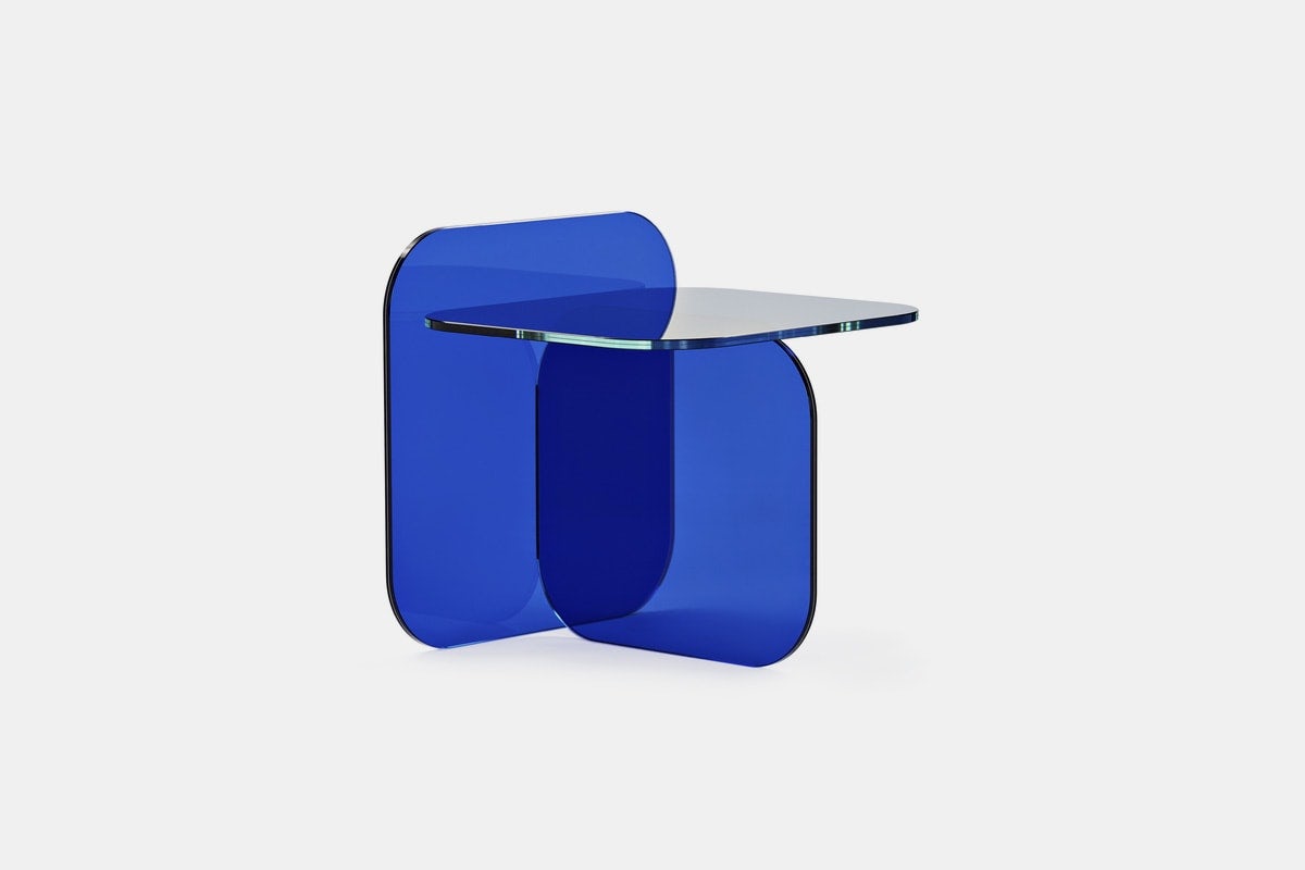 furniture，Classical Modernism，SOL，Side table，Glass plate，