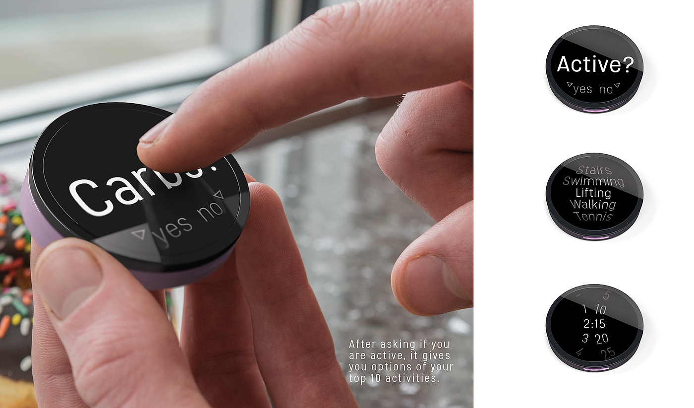 industrial design，Minimalist design ，electronic product，healthy，Measure blood glucose，