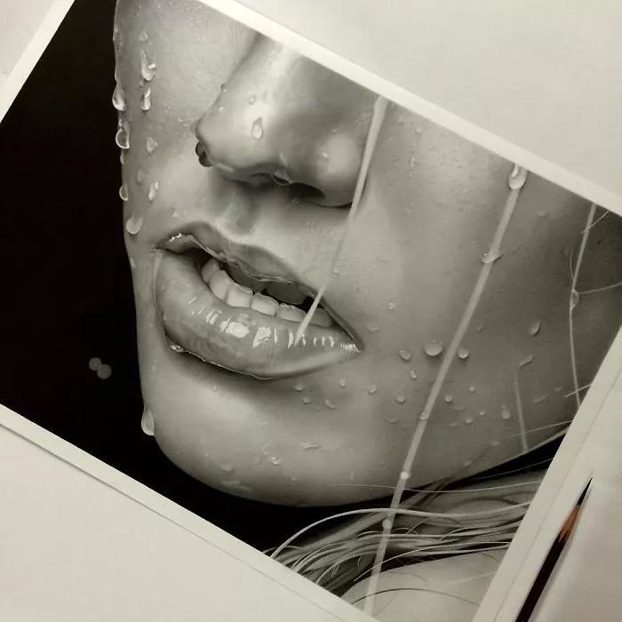 Hand drawn，Fine Arts，product design，industrial design，Japanese singer，Takahei Ohmori，Realistic pencil painter，