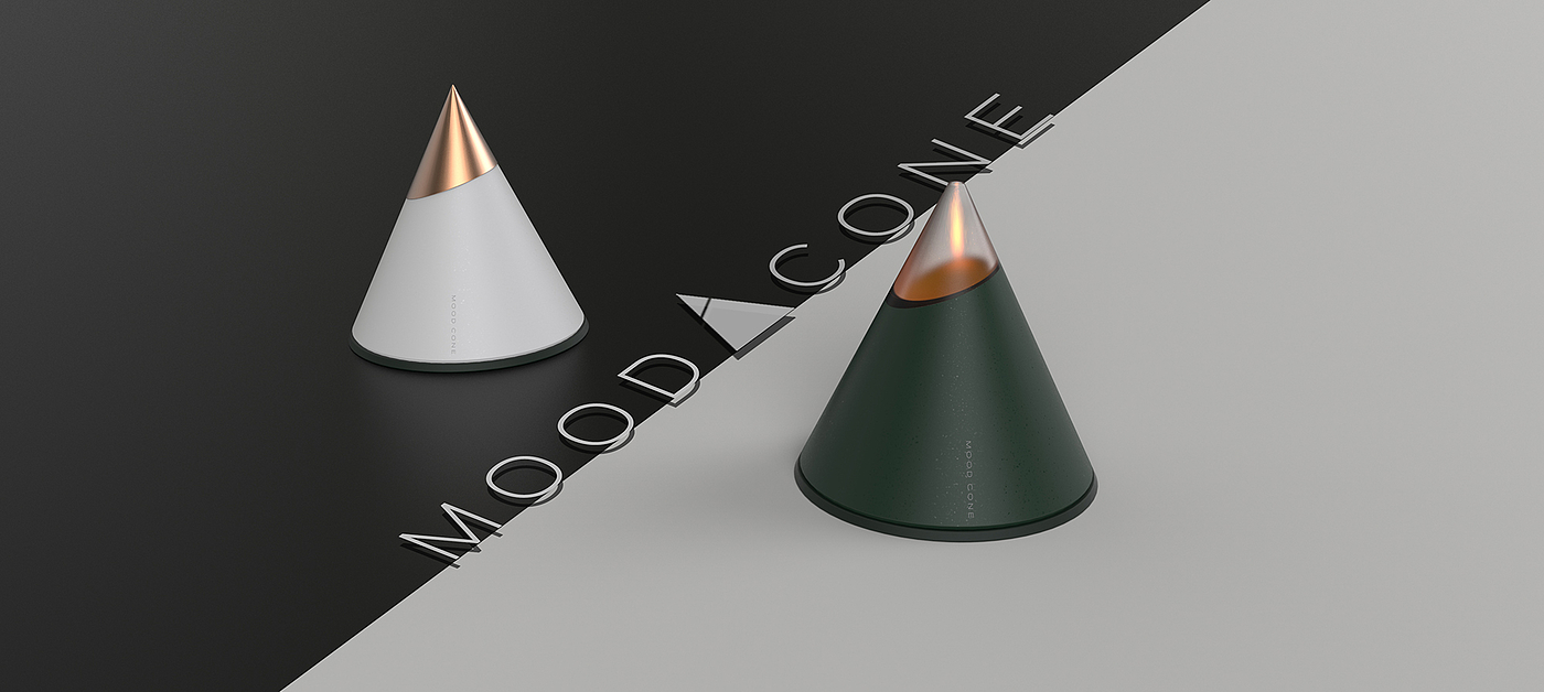 Mood Lamp，atmosphere，cone，Candlestick，Home Furnishing decoration，MOOD CONE，candle，