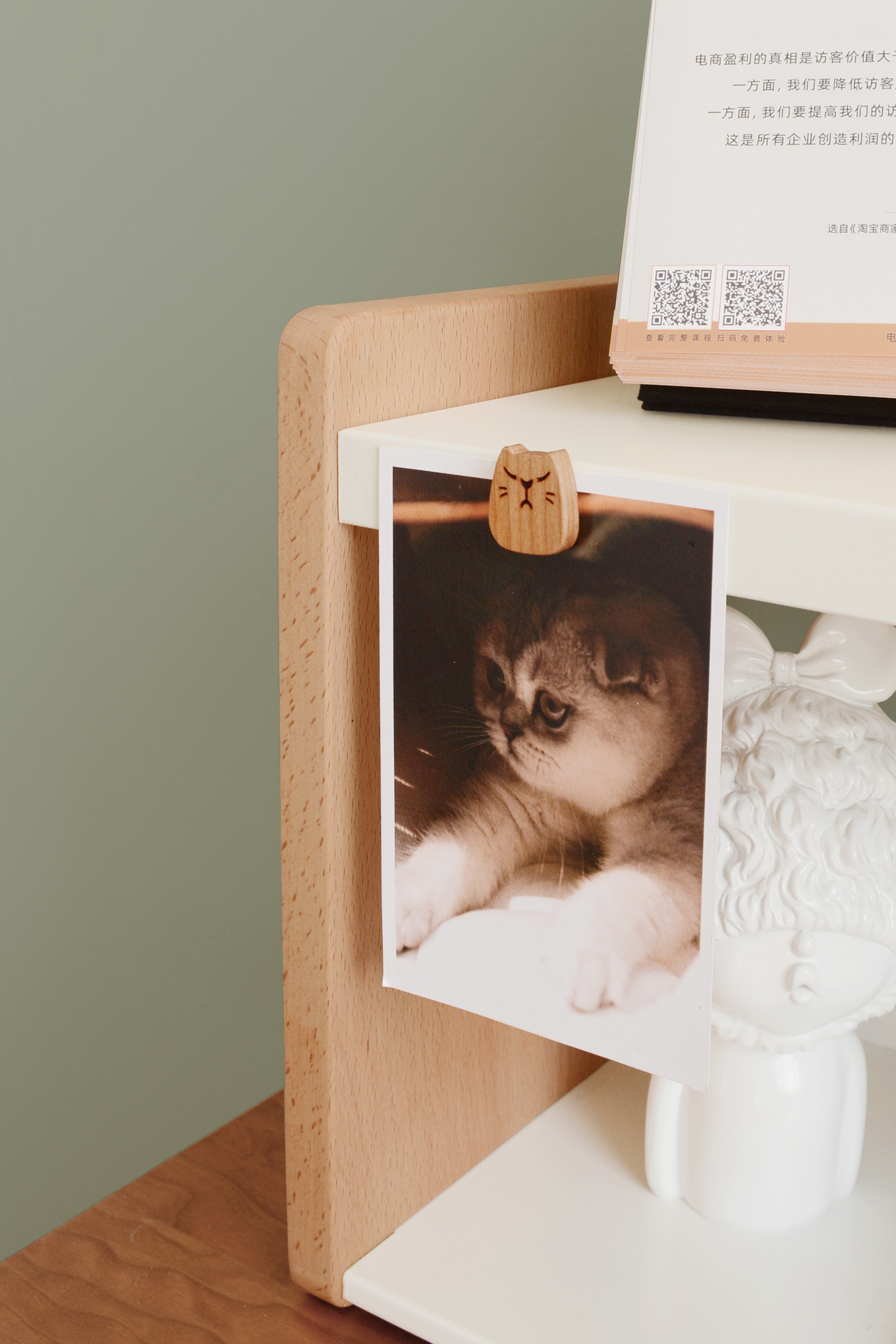 Desk bookcase，Table storage cabinet，