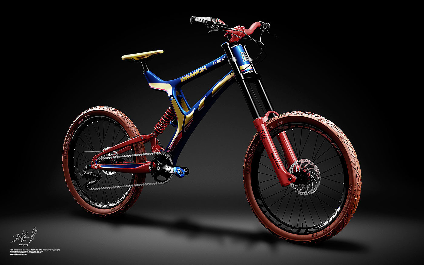 Mountain bike，Rich color，prototype，
