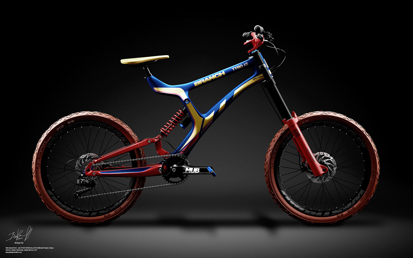 Mountain bike，Rich color，prototype，