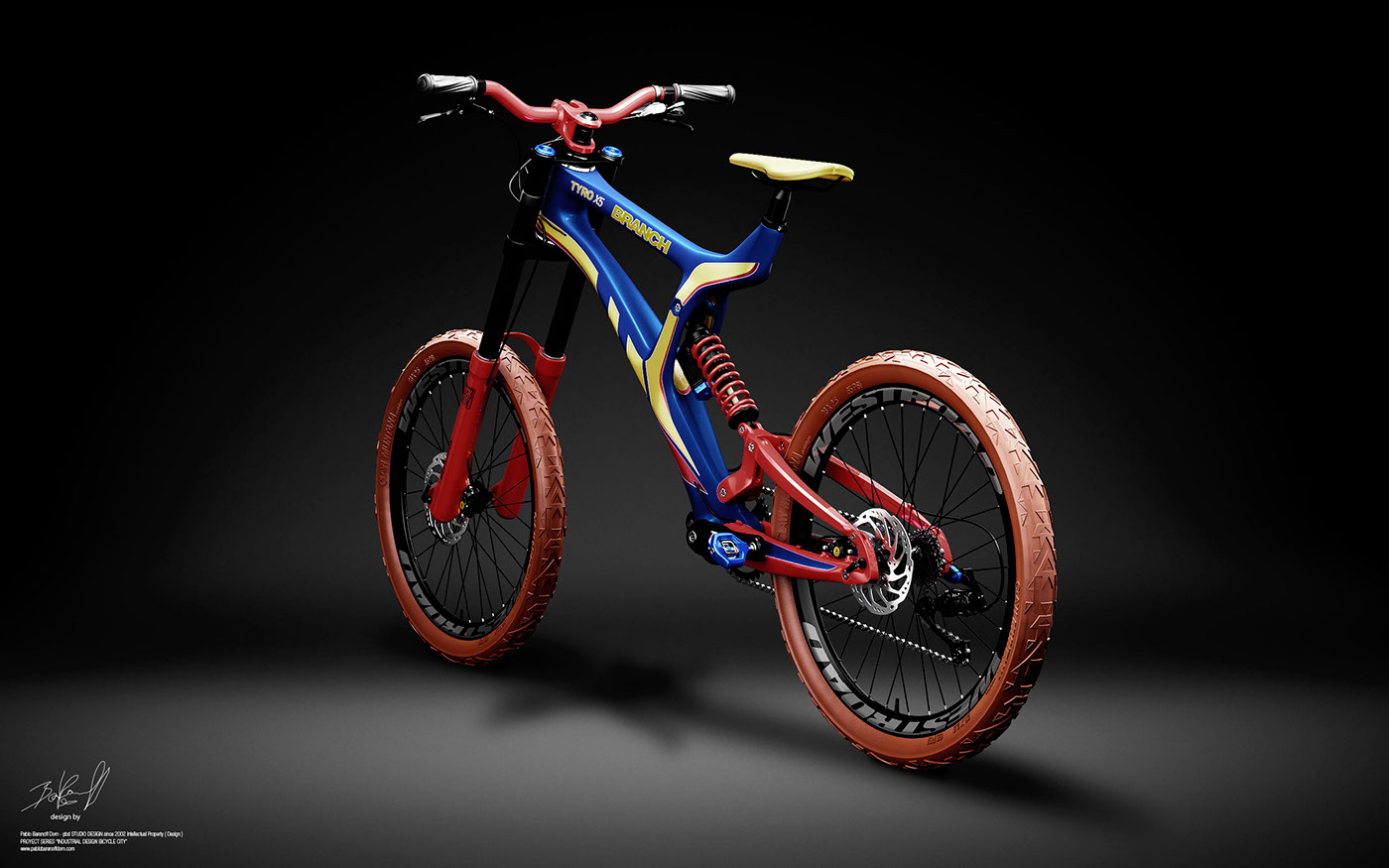 Mountain bike，Rich color，prototype，