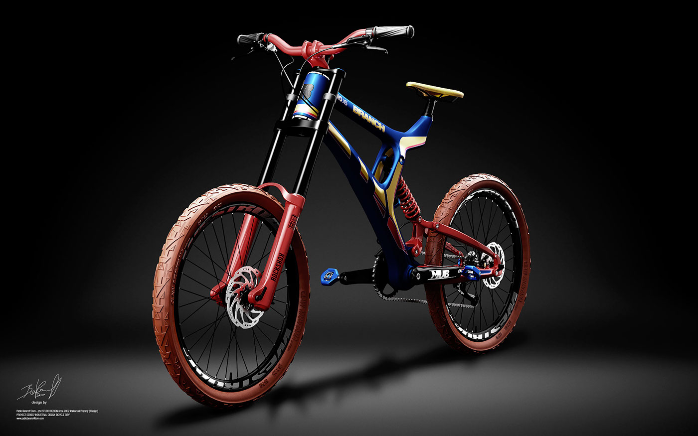 Mountain bike，Rich color，prototype，