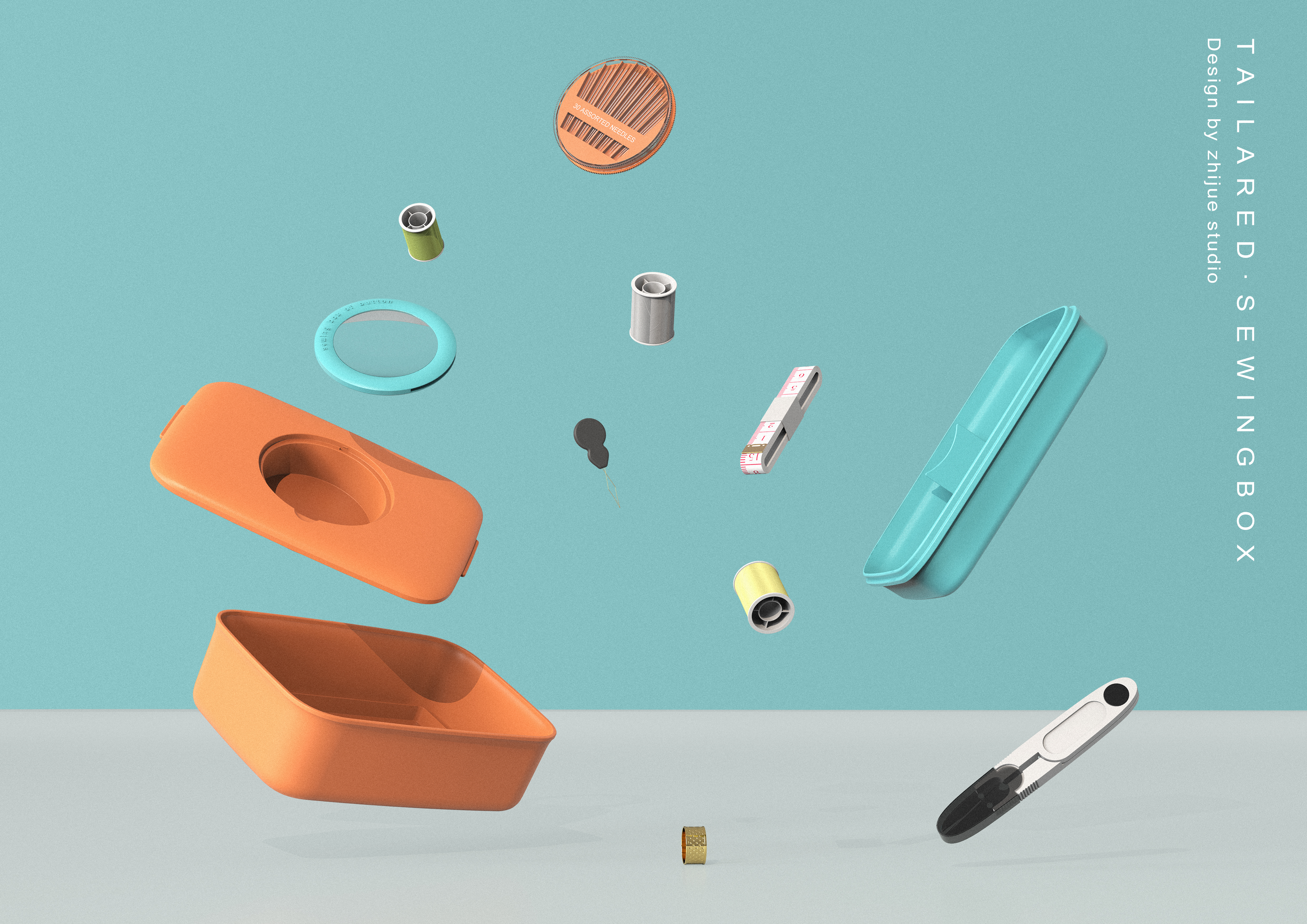 magnifier，Sewing box，