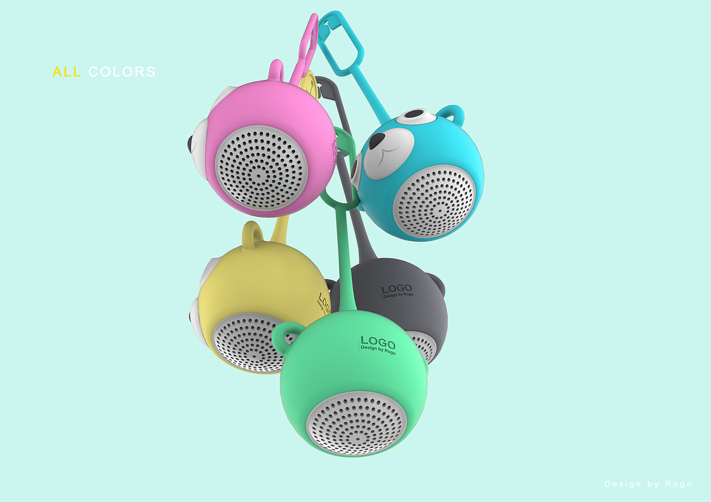 Cartoon small sound，3C digital peripheral products，Bluetooth mini sound，Cute pet system，