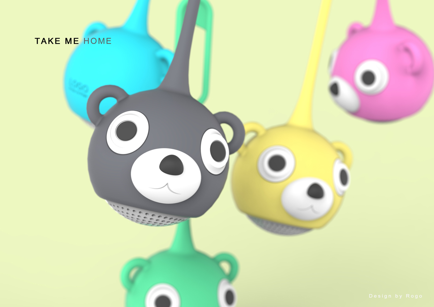 Cartoon small sound，3C digital peripheral products，Bluetooth mini sound，Cute pet system，