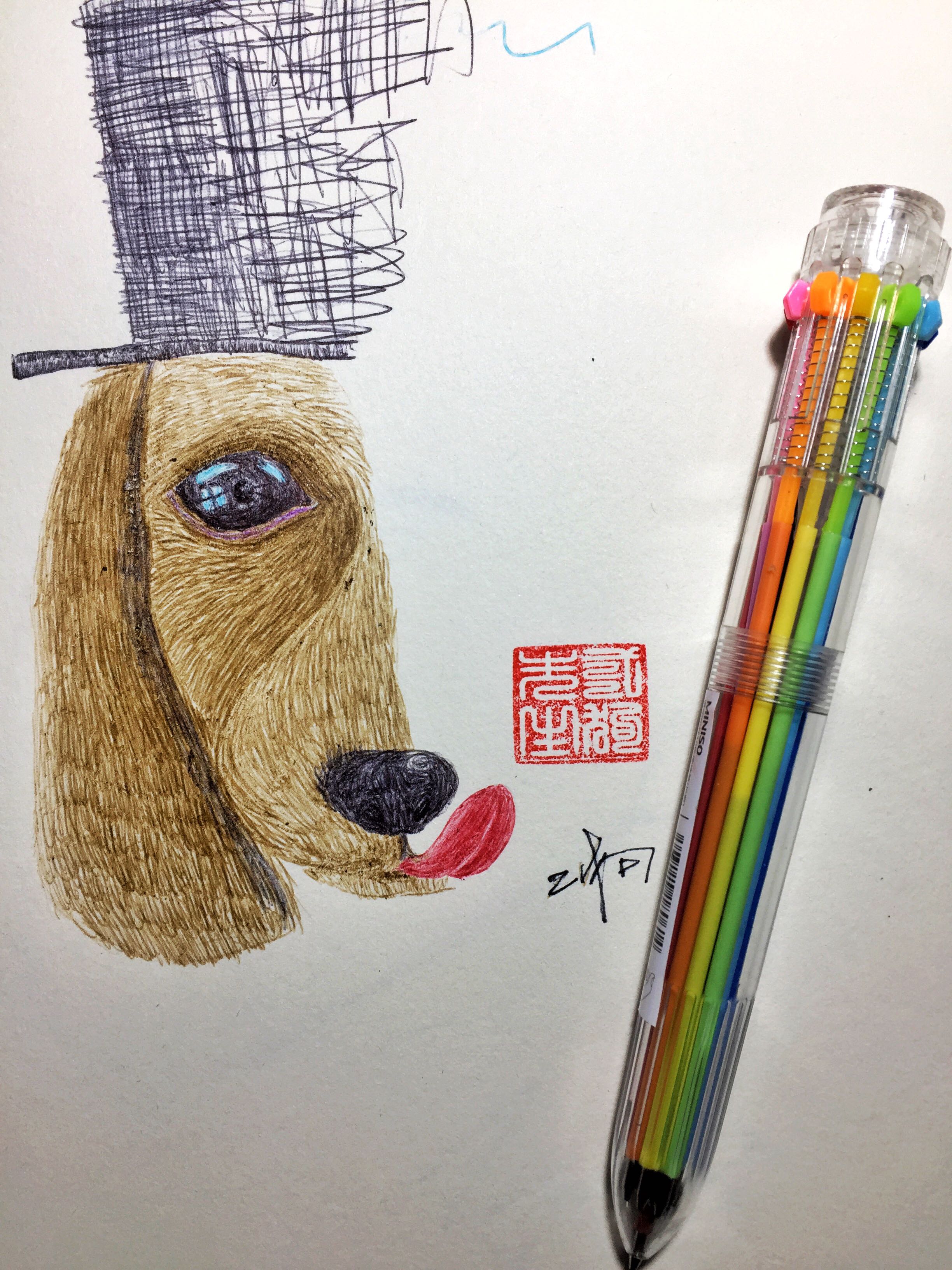 Hand drawn, color, solid color, daily，