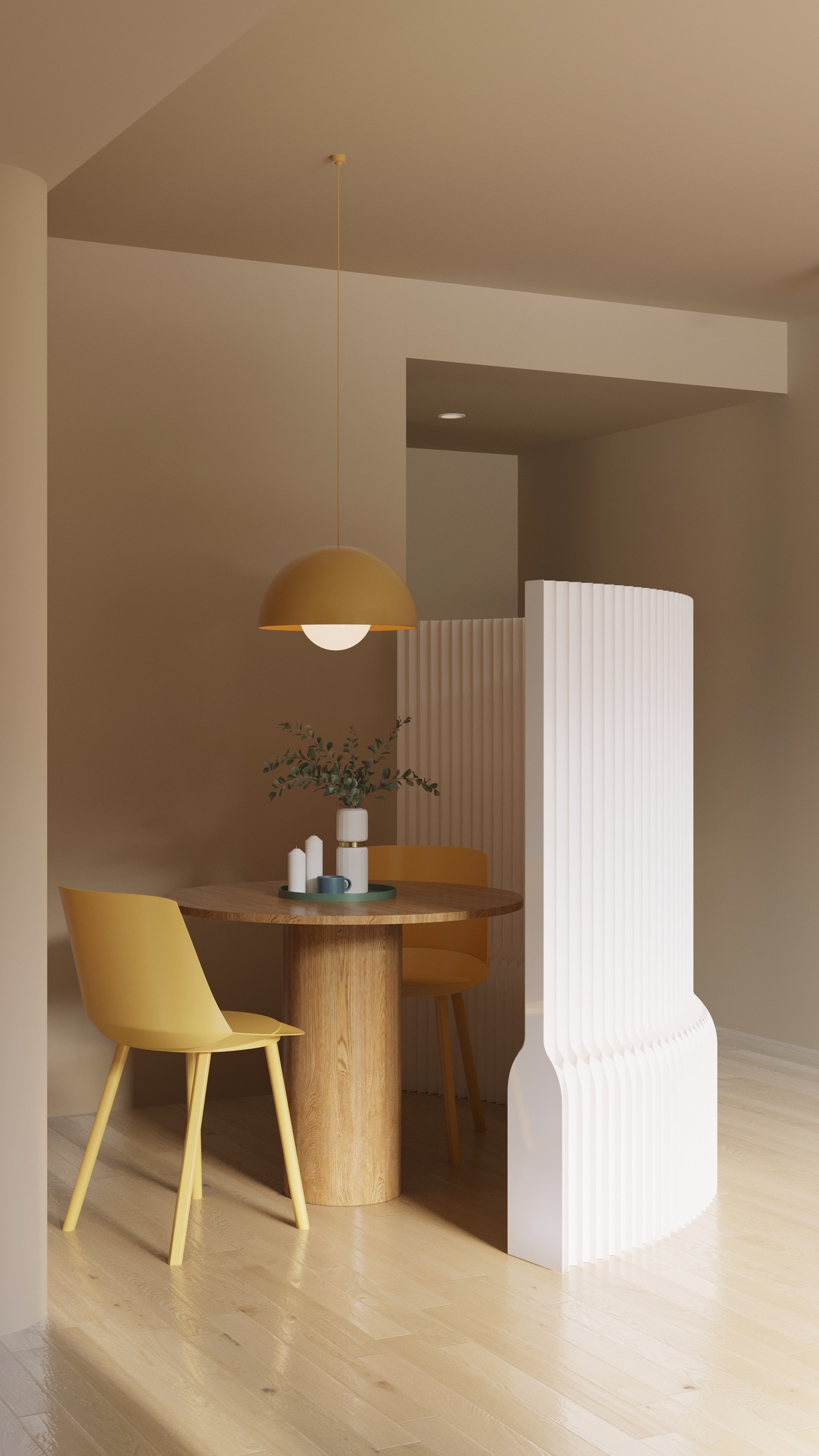 Paper wall，Lightweight screen，Paper furniture，Original design，Changeable shape，Organ paper furniture，Simplicity，