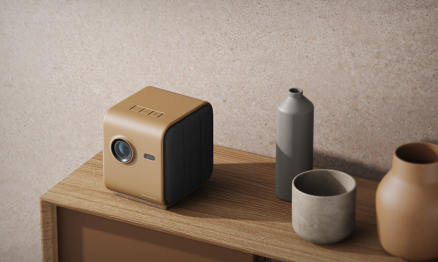 industrial design，Household products，Nordic style，Projector，
