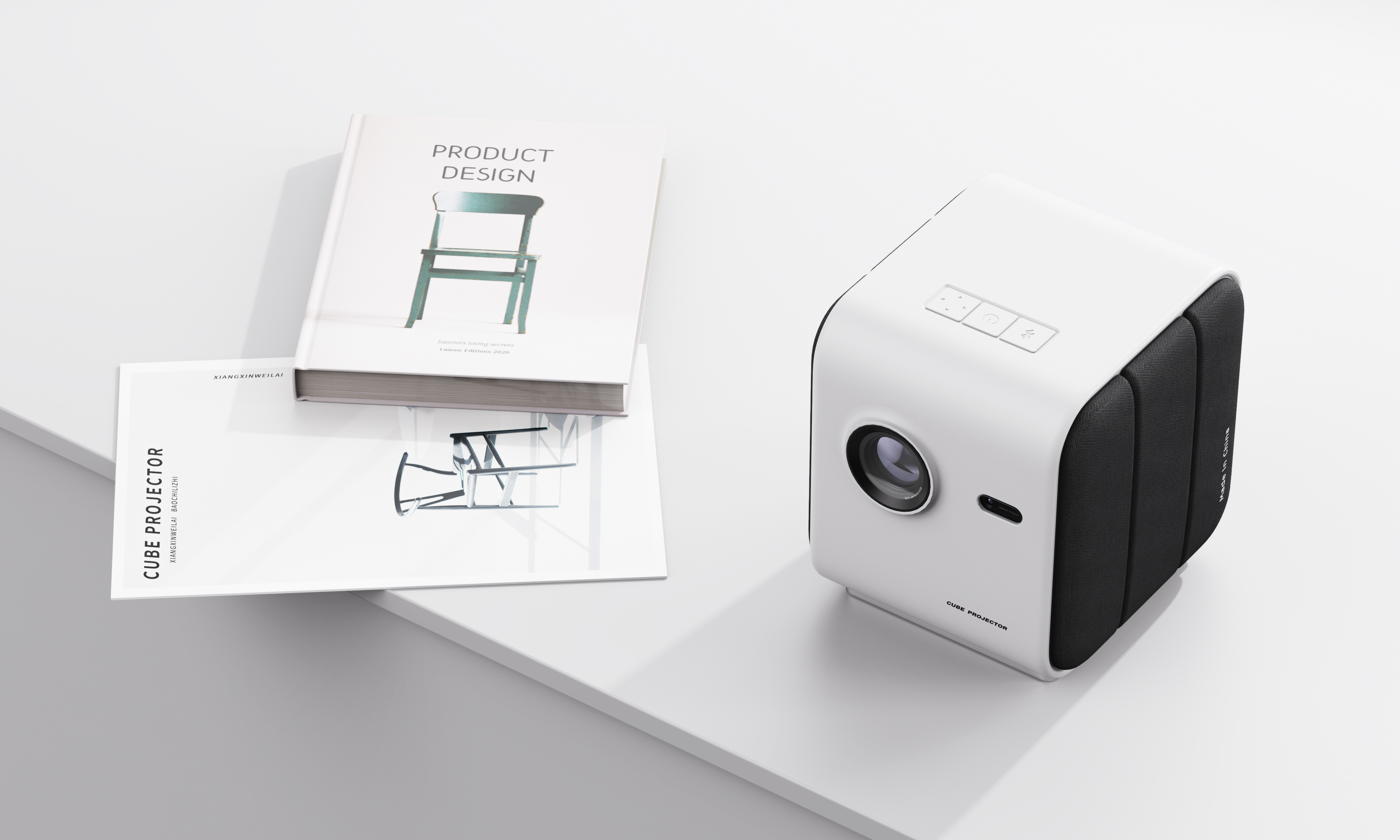 industrial design，Household products，Nordic style，Projector，