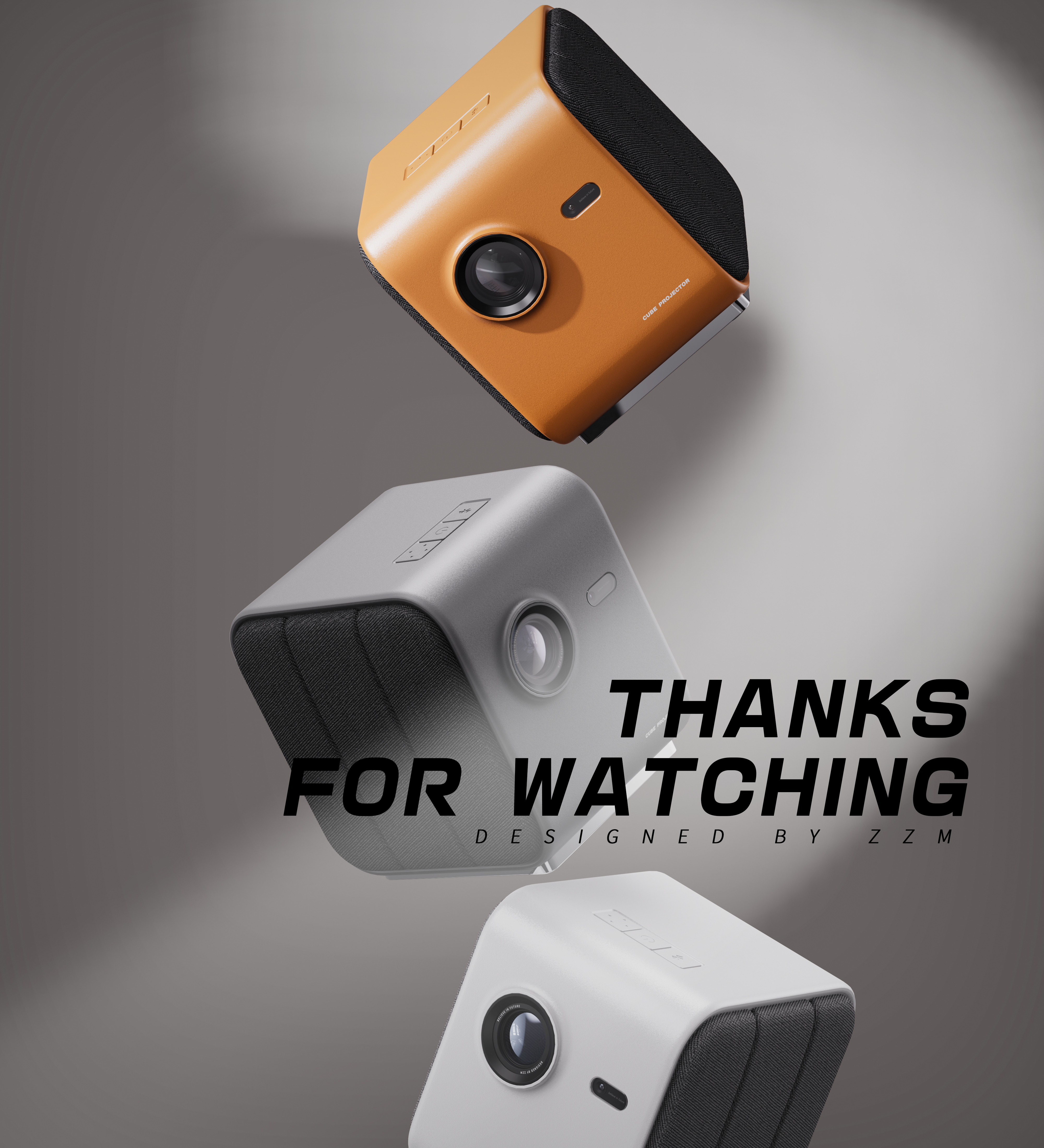 industrial design，Household products，Nordic style，Projector，