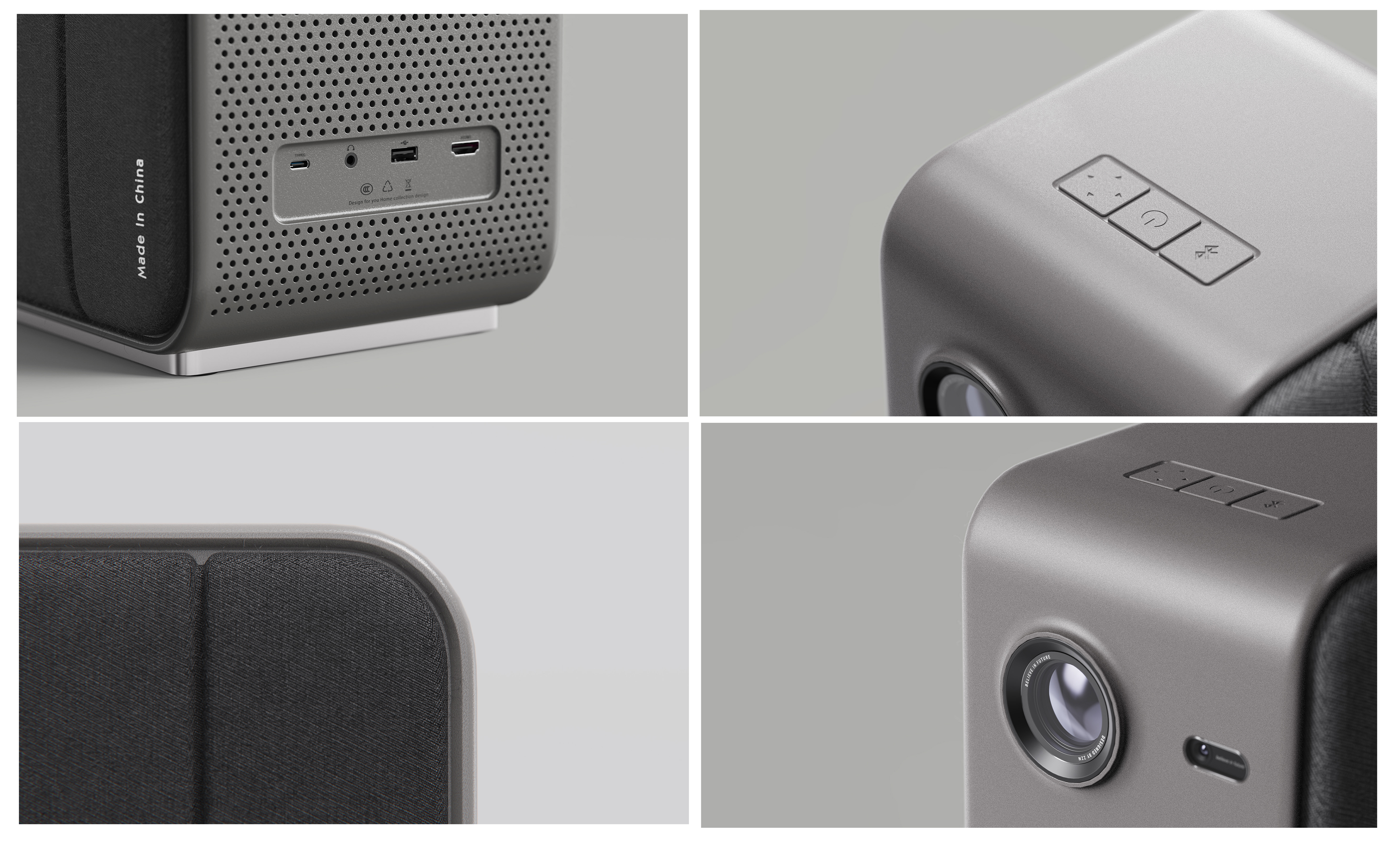 industrial design，Household products，Nordic style，Projector，