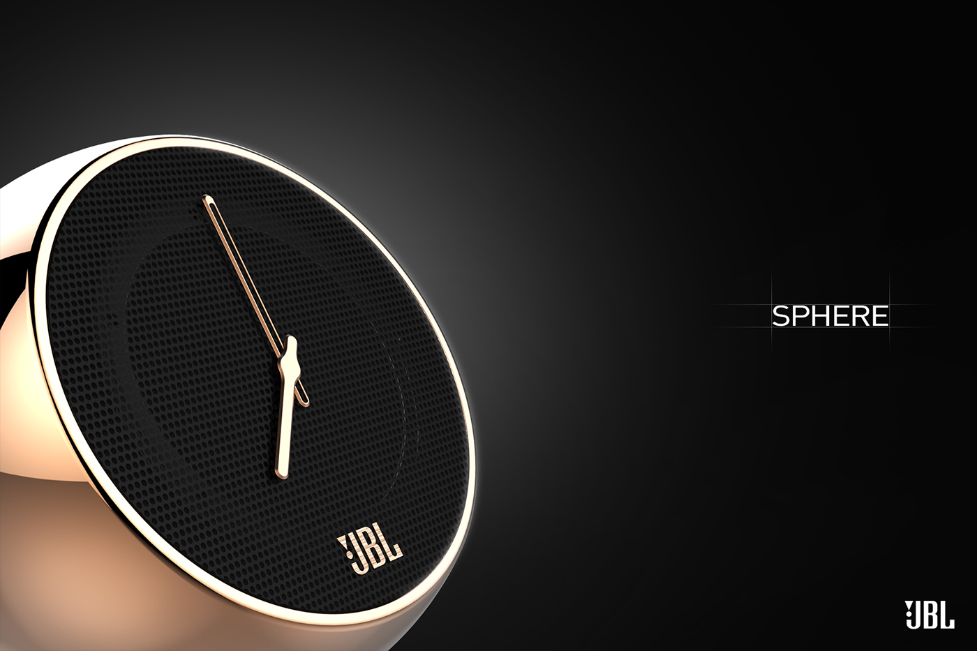 Clock，loudspeaker box，jbl，brand，Creative design，