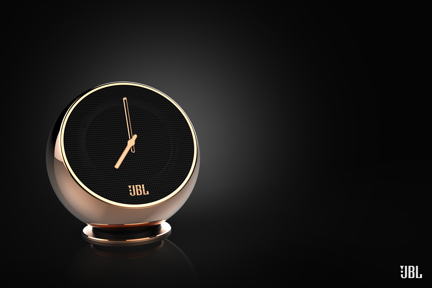 Clock，loudspeaker box，jbl，brand，Creative design，