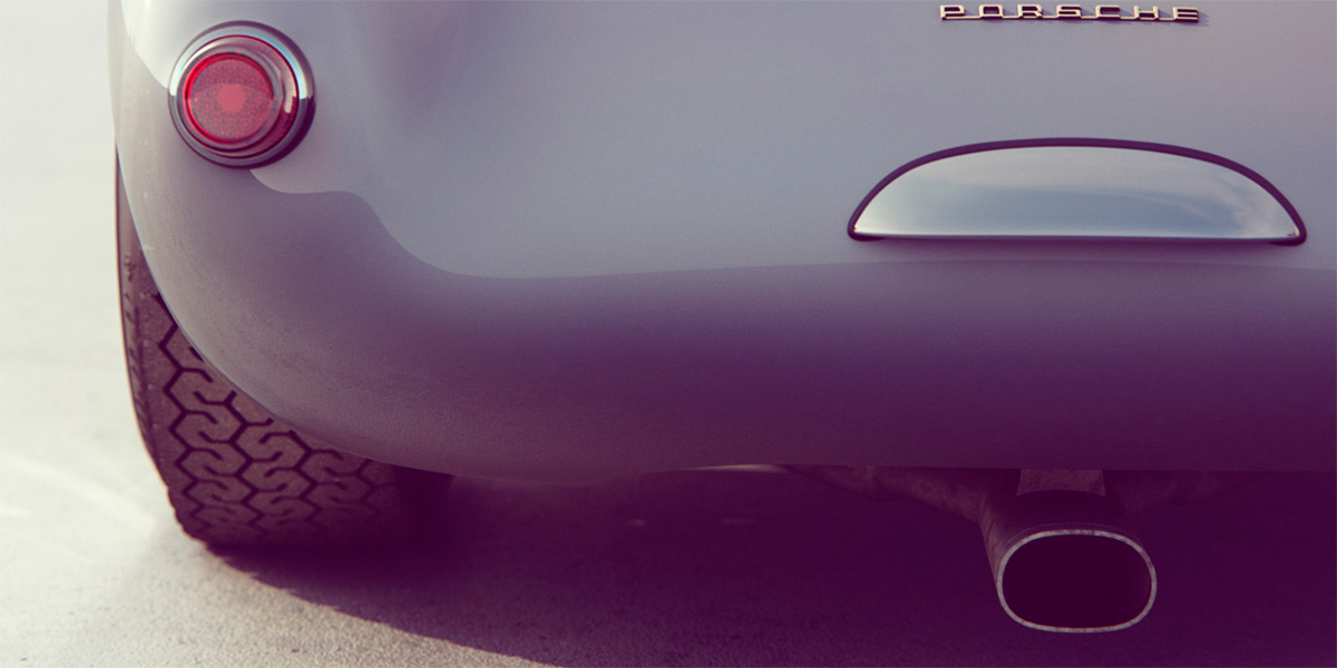 Automobile design，Porsche，CGI rendering，