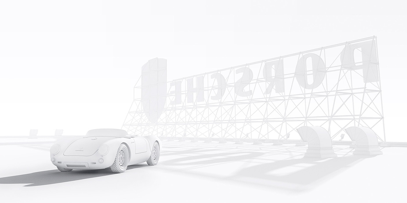Automobile design，Porsche，CGI rendering，