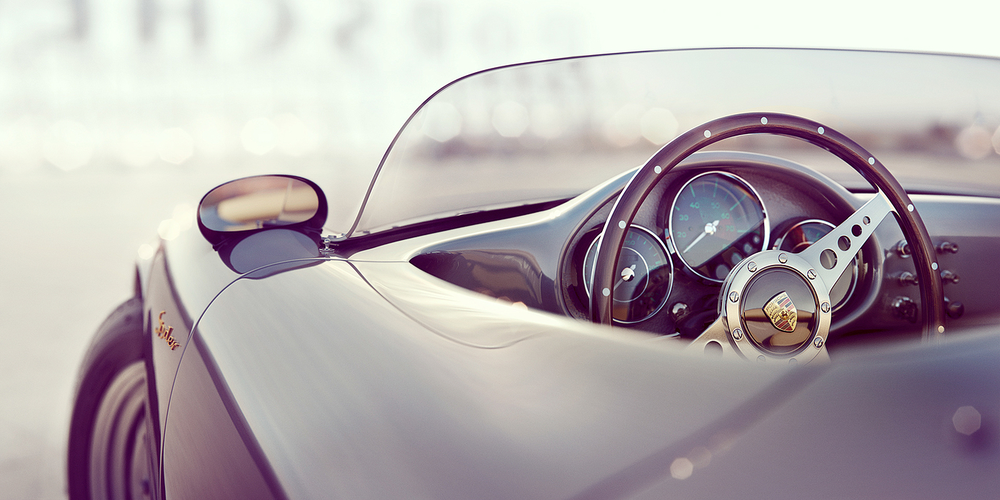 Automobile design，Porsche，CGI rendering，