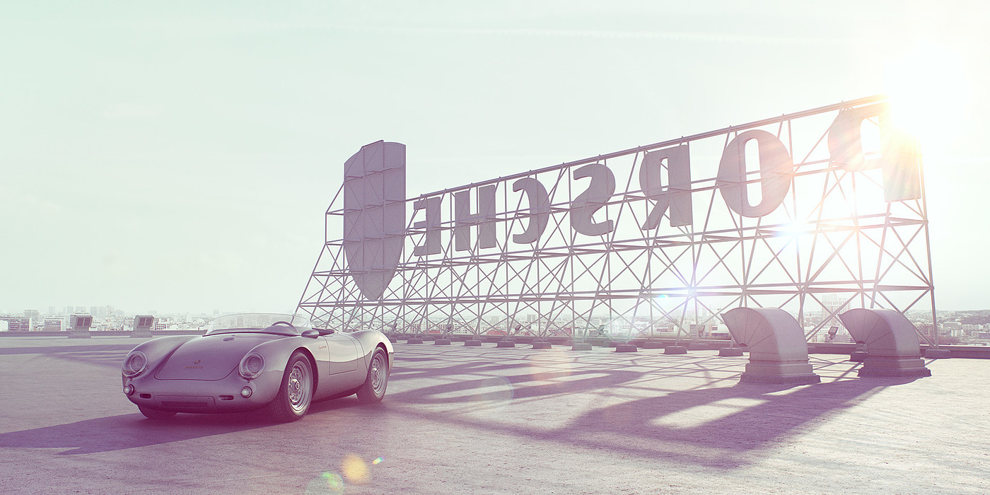Automobile design，Porsche，CGI rendering，