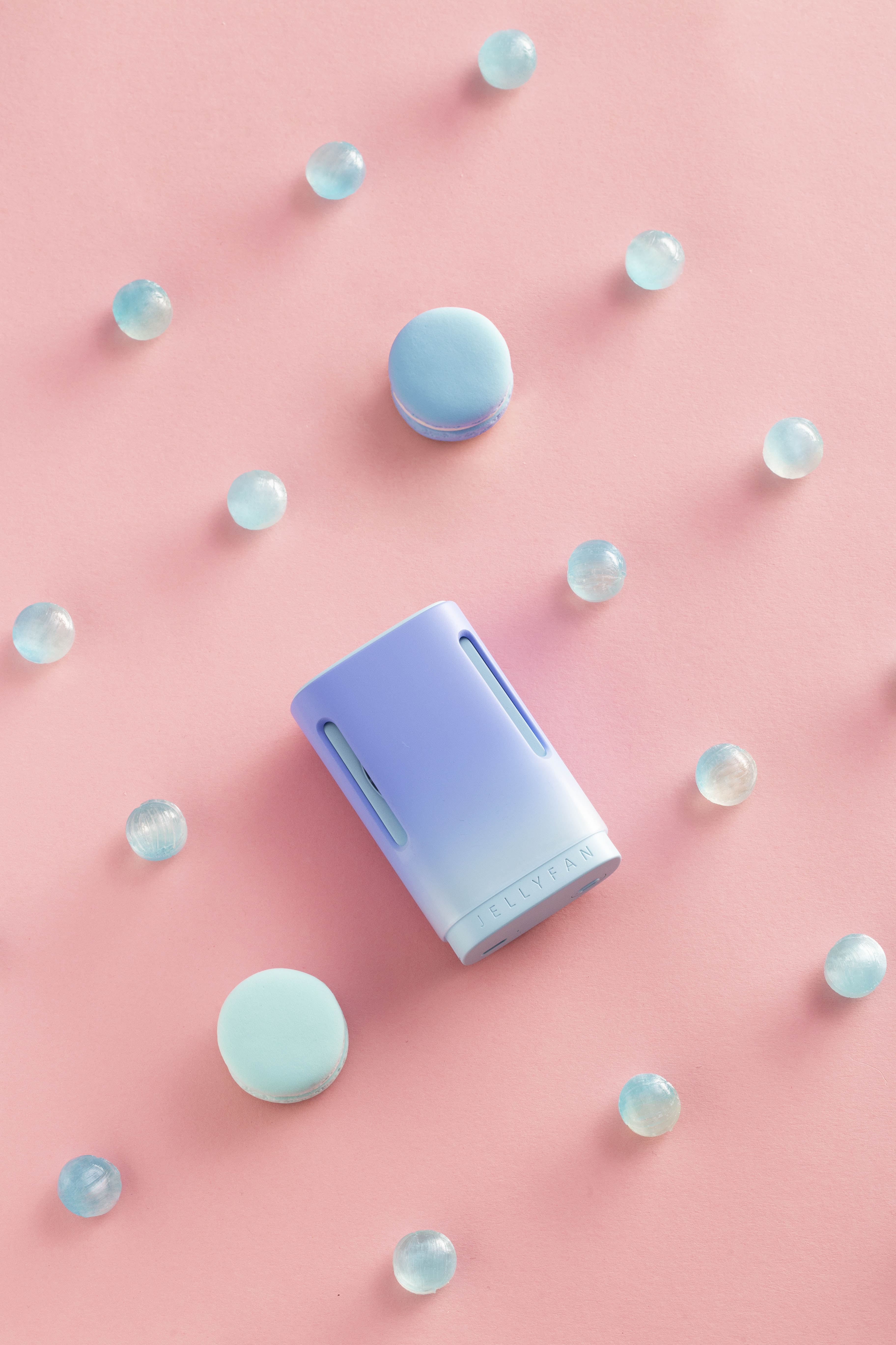Fan，Jelly color，Gradual change，trend，Portable，