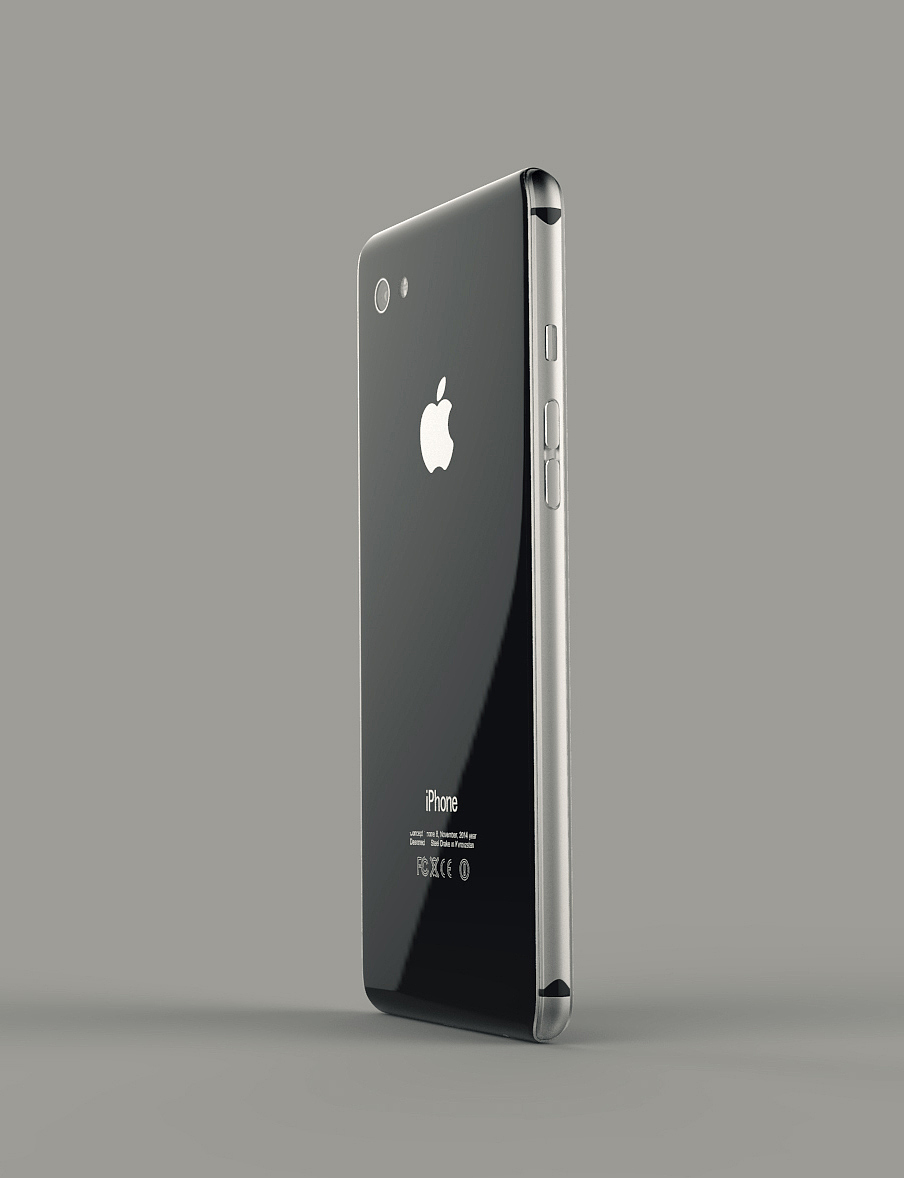 Mobile phone design，appearance，black，Apple，iphone，