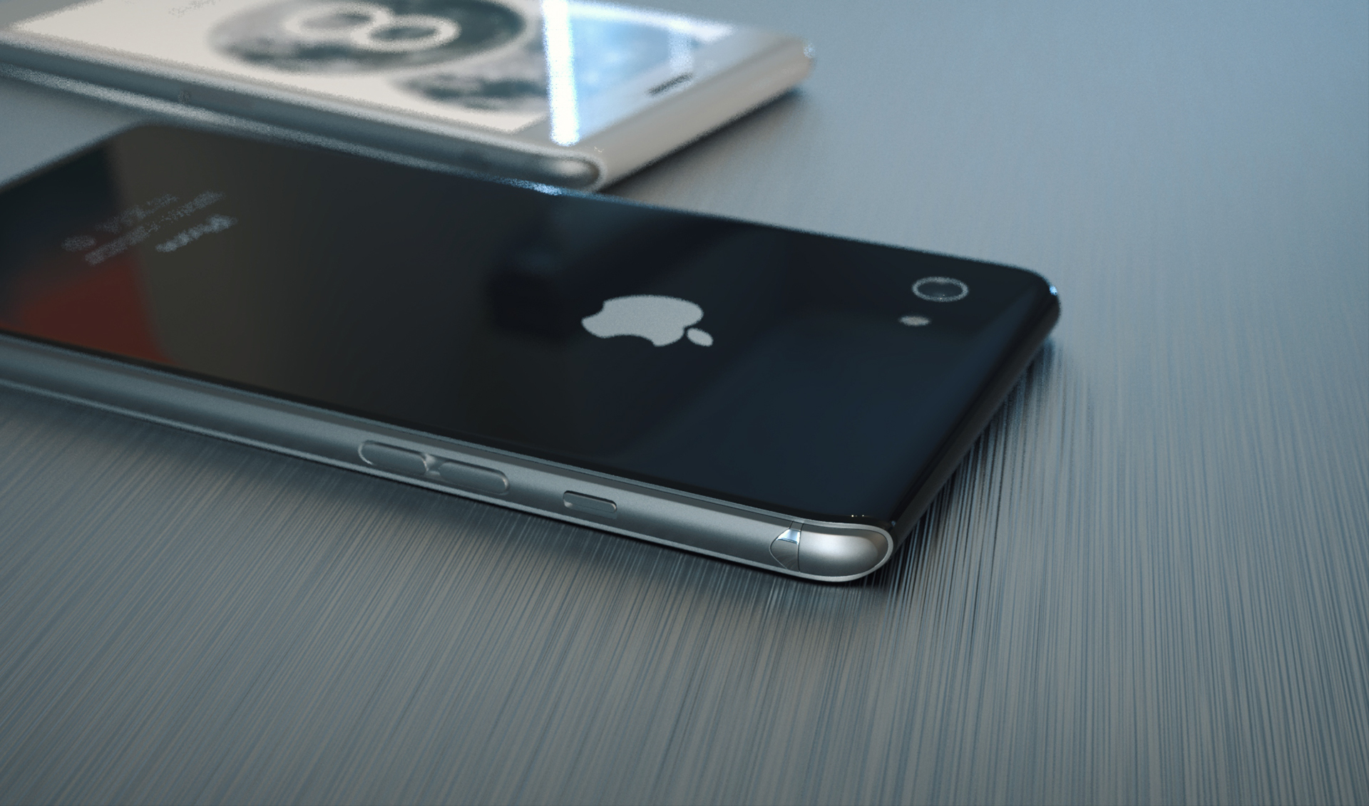 Mobile phone design，appearance，black，Apple，iphone，