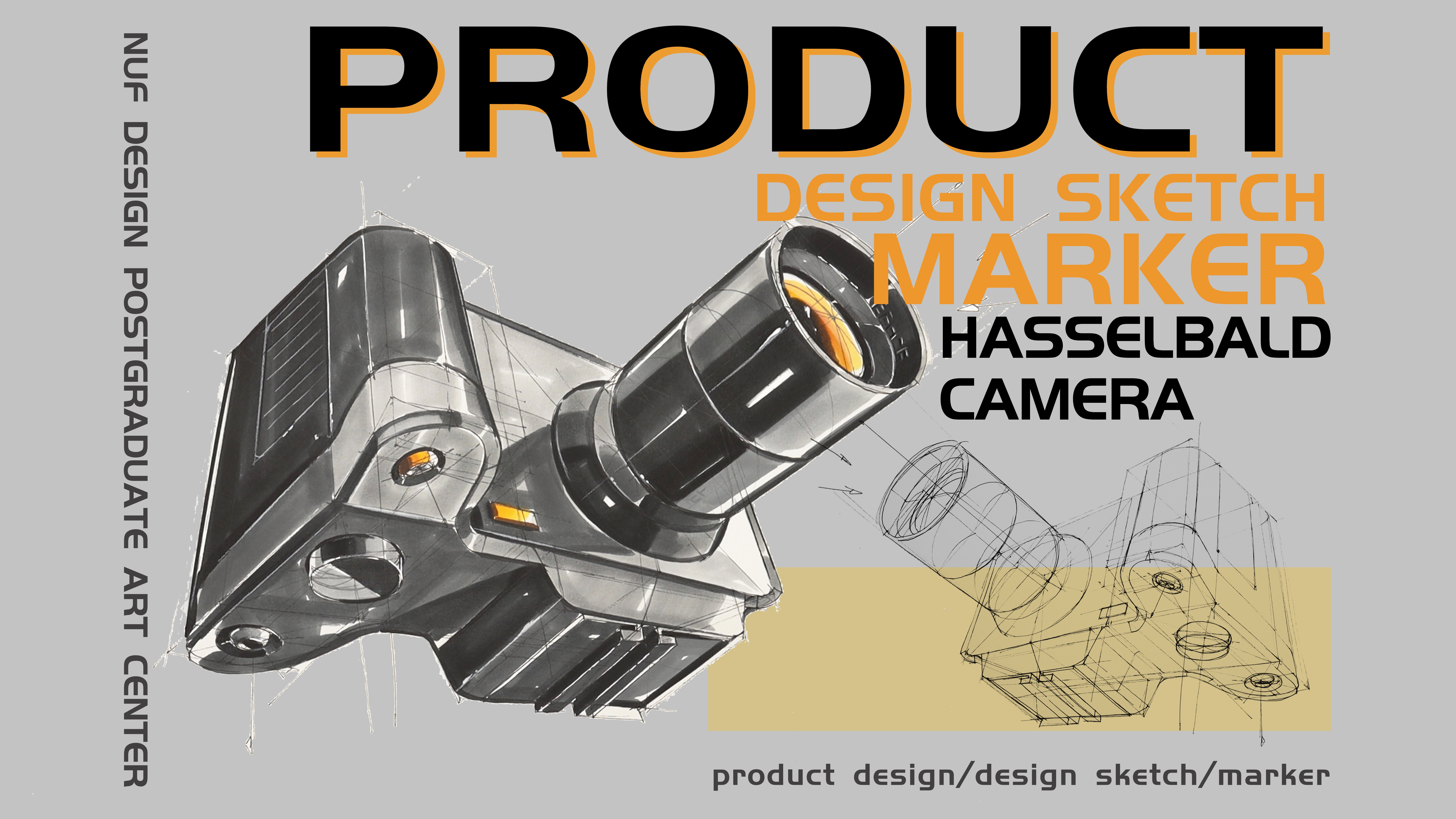 industrial design，product design，Marker hand drawn，