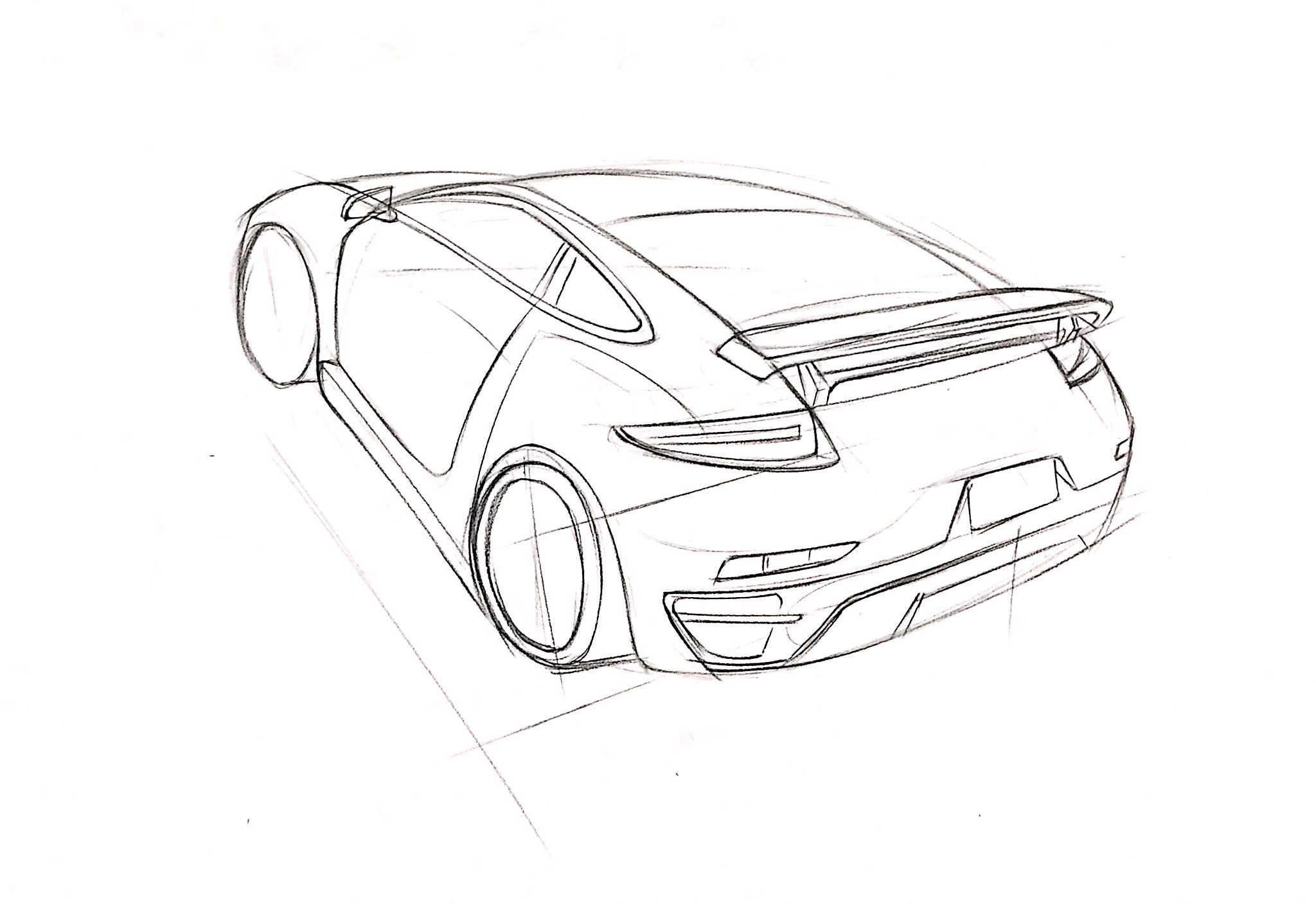 Hand drawn，practice，sketch，rendering，