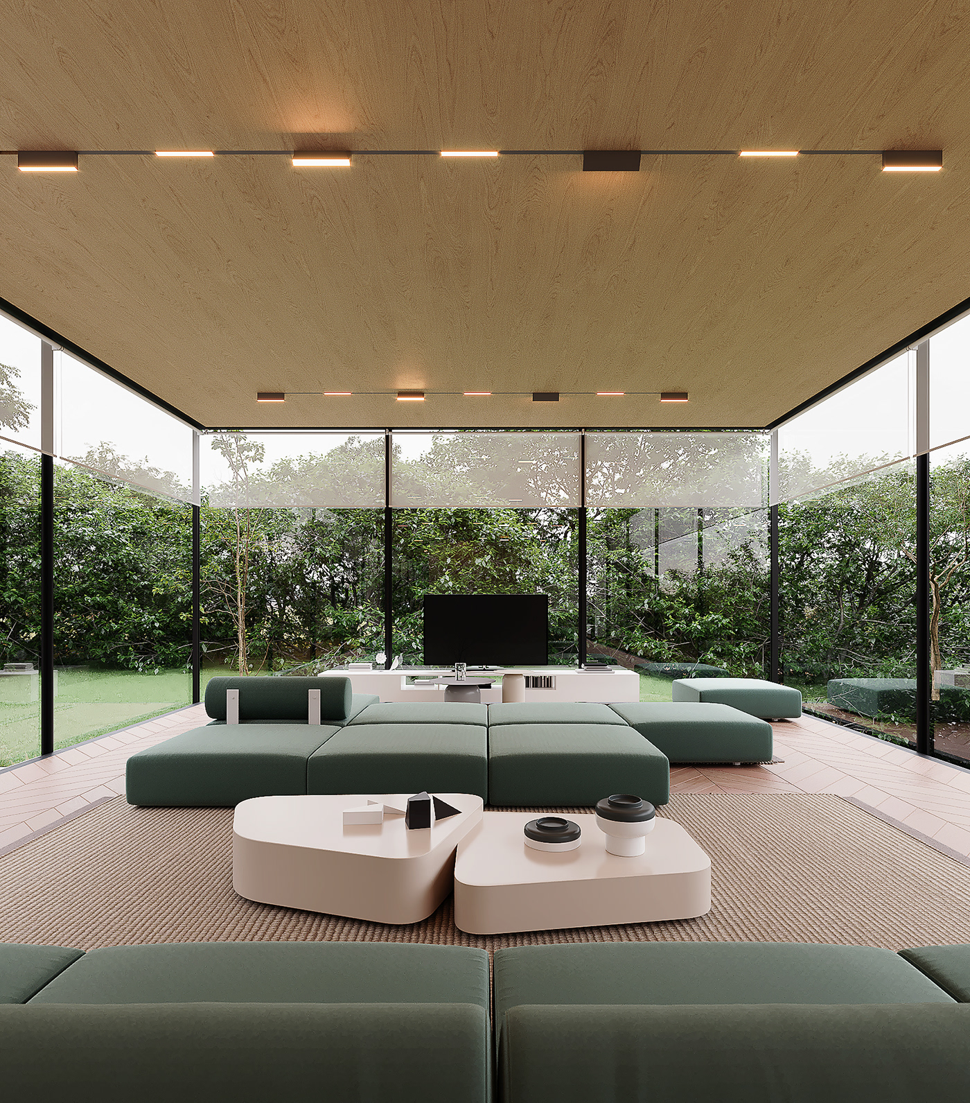 Architecture，Interior design，MIRROR HOUSE，Interior decoration，