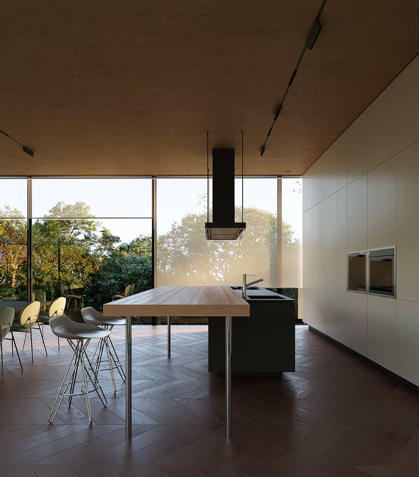 Architecture，Interior design，MIRROR HOUSE，Interior decoration，